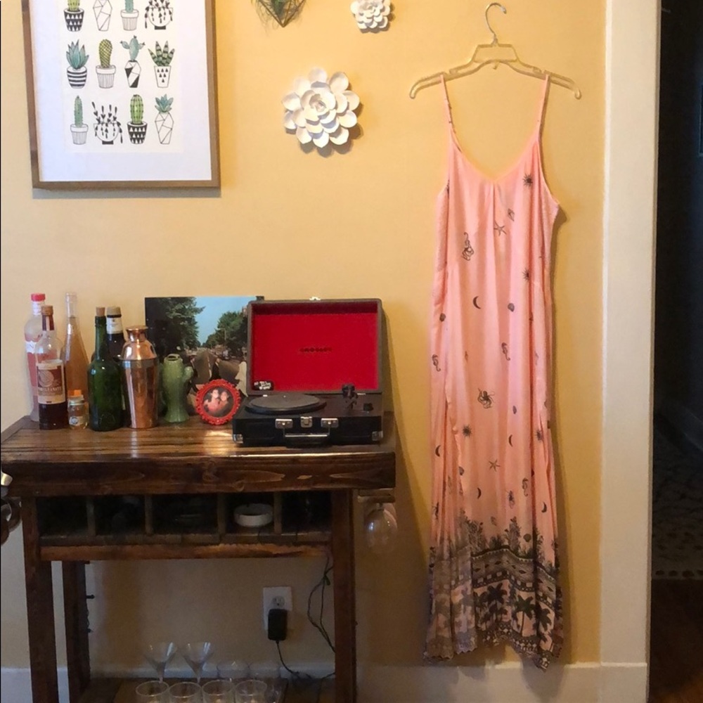 Light Pink Maxi Summer Dress